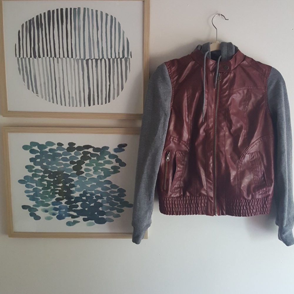 *SO CUTE* mixed media jacket